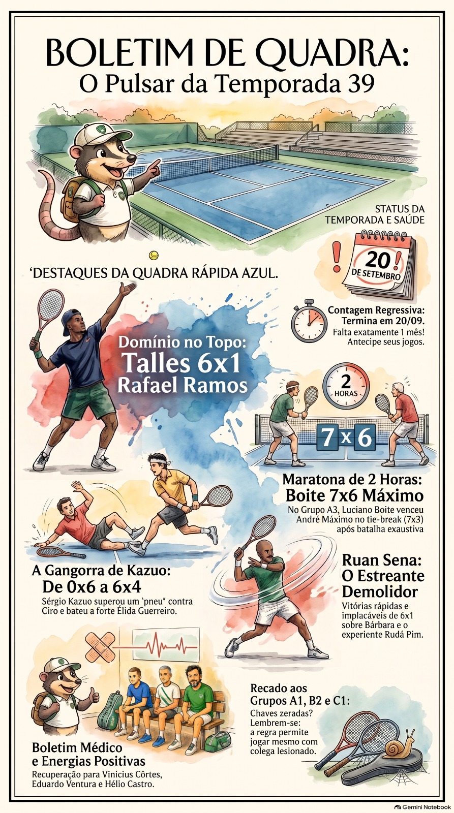 Boletim de Quadra: O pulsar da temporada 39