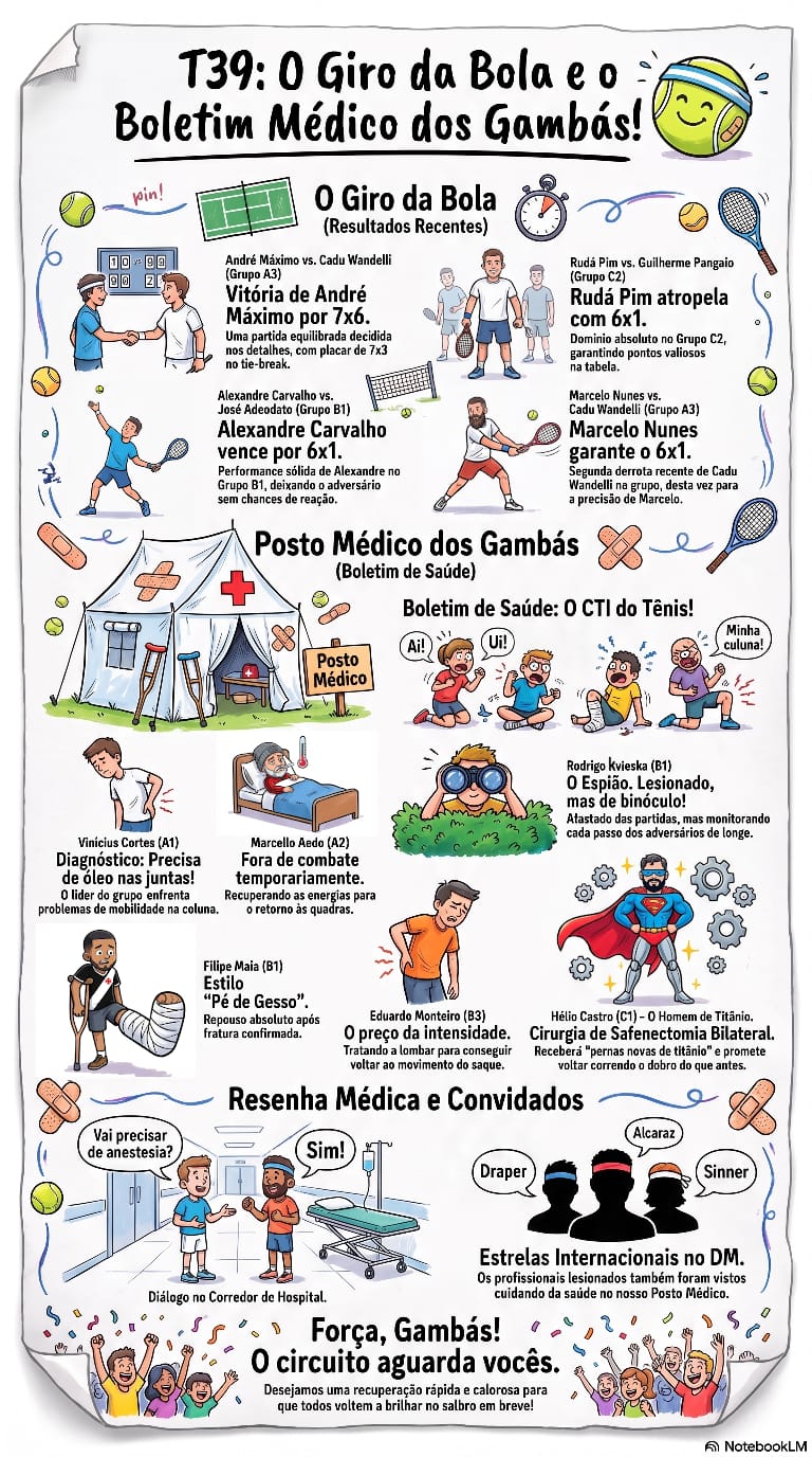 T39: O giro da bola e o Boletim Médico dos Gambás
