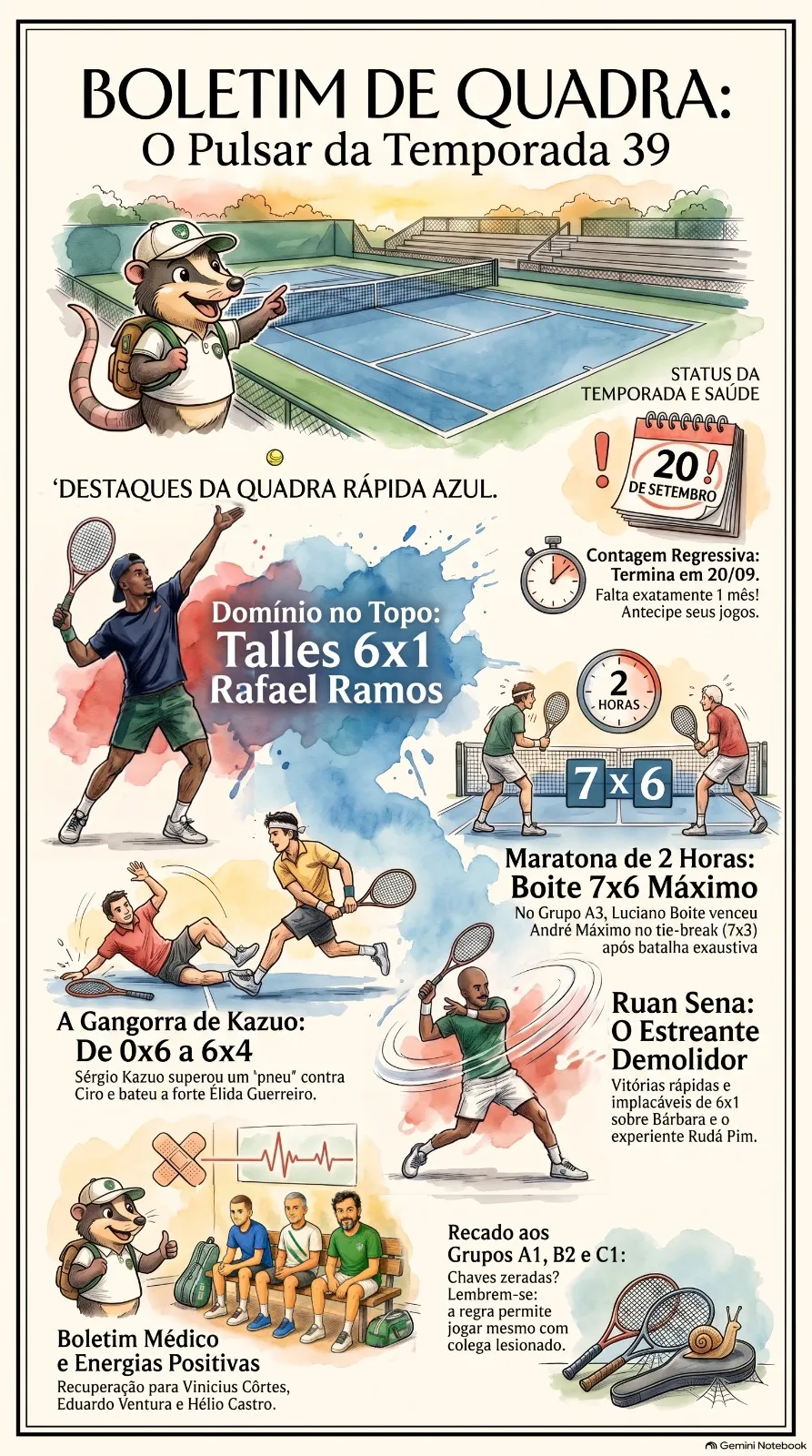 Boletim de Quadra: O pulsar da temporada 39