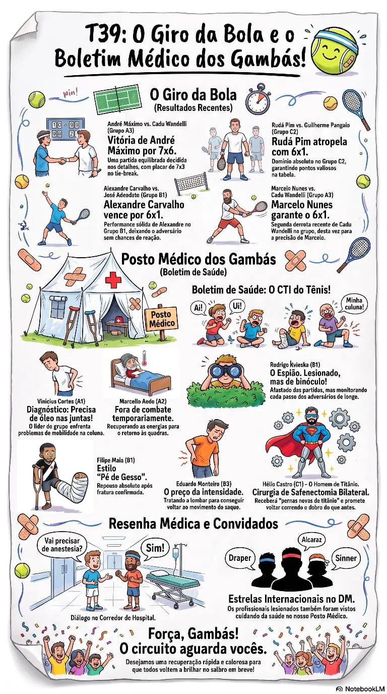 T39: O giro da bola e o Boletim Médico dos Gambás
